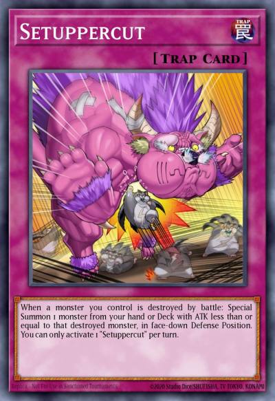 Setuppercut Common RIRA-EN078 Rising Rampage Yugioh card