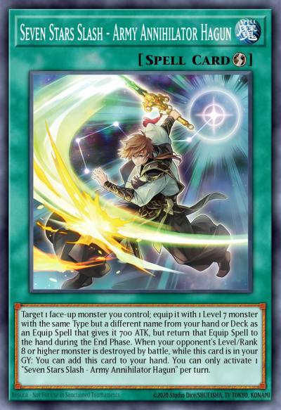 Seven Stars Slash - Army Annihilator Hagun Common ALIN-EN069 Alliance Insight Yugioh card