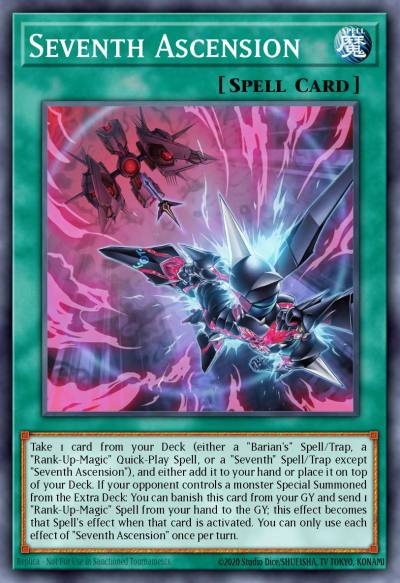 Seventh Ascension Ultra Rare LED9-EN006 Legendary Duelists Duels From the Deep Yugioh card