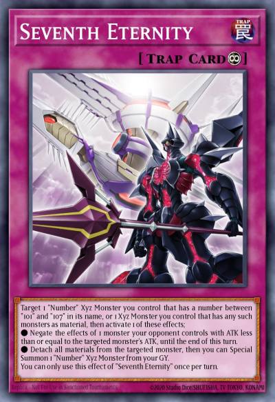 Seventh Eternity Rare LED9-EN007 Legendary Duelists Duels From the Deep Yugioh card
