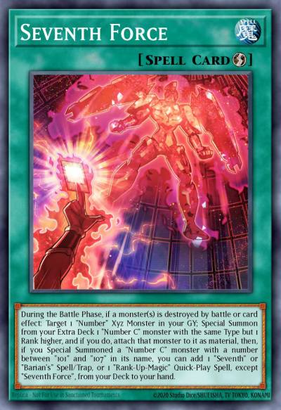 Seventh Force Super Rare LD10-EN037 Legendary Duelists Soulburning Volcano Yugioh card