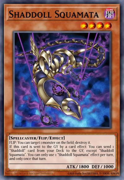 Shaddoll Squamata Common MP15-EN080 2015 Mega-Tin Mega Pack Yugioh card