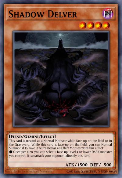 Shadow Delver Common TAEV-EN027 Tactical Evolution Yugioh card