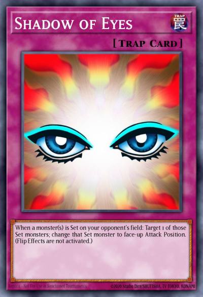 Shadow of Eyes Common DB1-EN189 Dark Beginning 1 Yugioh card