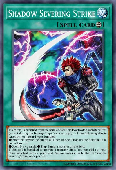 Shadow Severing Strike Common SUDA-EN085 Supreme Darkness Yugioh card