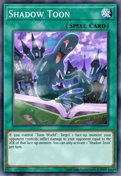 Shadow Toon Super Rare DRL2-EN025 Dragons of Legend 2 Yugioh card
