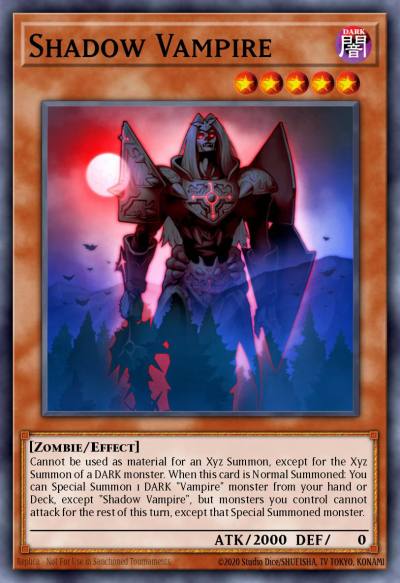 Shadow Vampire Secret Rare MP14-EN152 2014 Mega-Tin Mega Pack Yugioh card