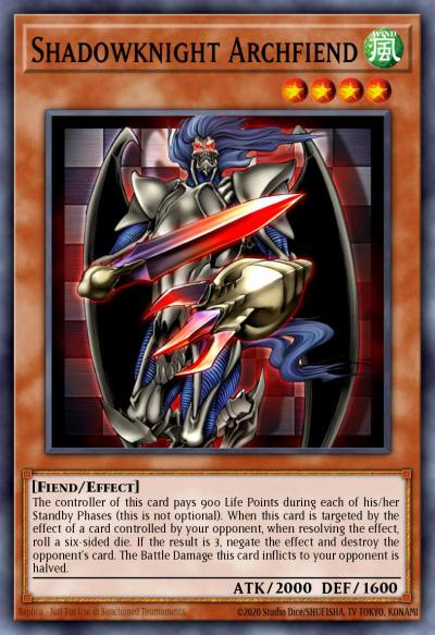 Shadowknight Archfiend Common DCR-068 Dark Crisis Yugioh card