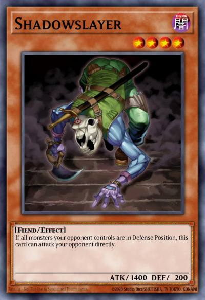 Shadowslayer Rare DR3-EN144 Dark Revelation Volume 3 Yugioh card