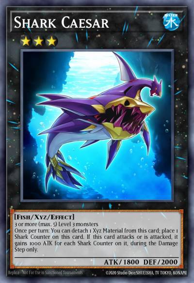 Shark Caesar Common JOTL-EN049 Judgment of the Light Yugioh card