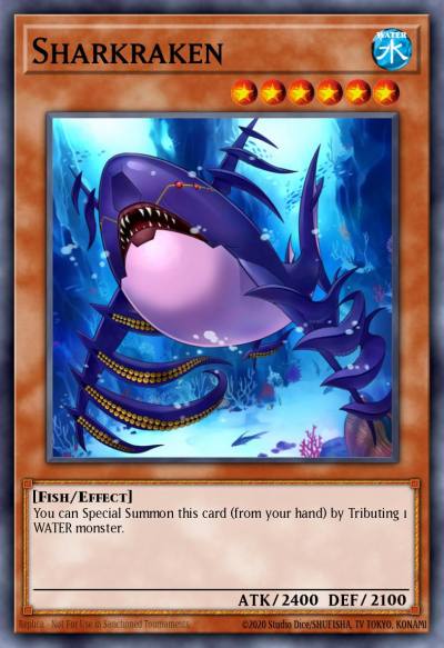 Sharkraken Common LTGY-EN007 Lord of the Tachyon Galaxy Yugioh card