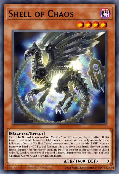Shell of Chaos Common MP24-EN308 25th Anniversary Tin Dueling Mirrors Yugioh card