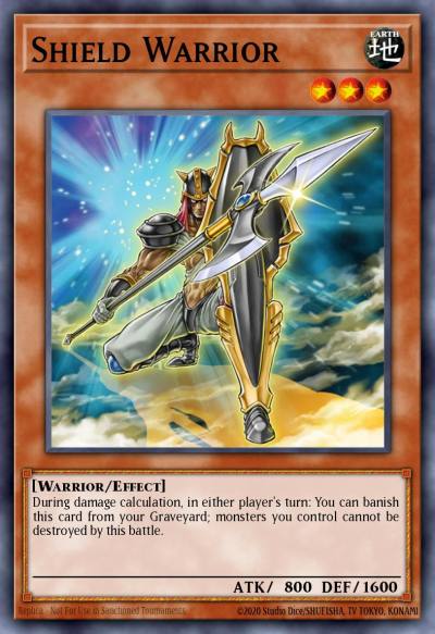 Shield Warrior Common BP02-EN066 Battle Pack 2 War of the Giants Yugioh card