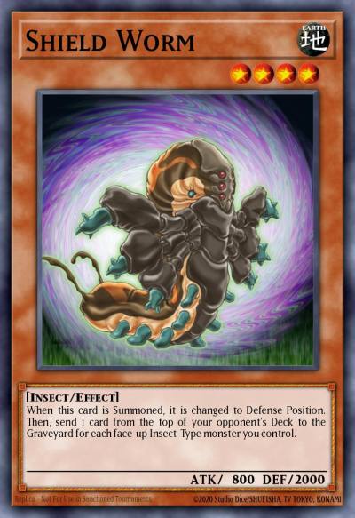 Shield Worm Rare ABPF-EN099 Absolute Powerforce Yugioh card