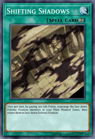 Shifting Shadows Common DR3-EN227 Dark Revelation Volume 3 Yugioh card