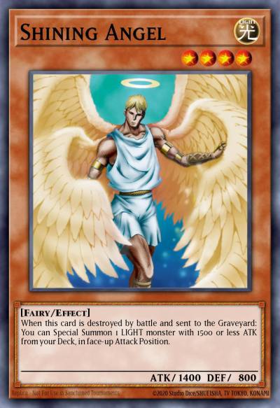 Shining Angel Common SDCR-EN018 Cyber Dragon Revolution Structure Deck Yugioh card