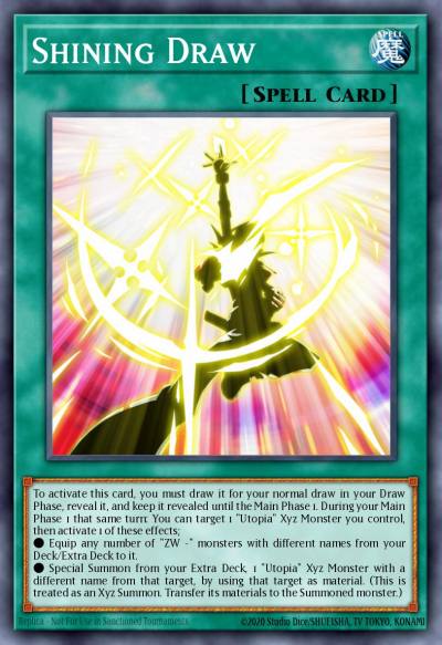 Shining Draw Ultra Rare DUPO-EN010 Duel Power Yugioh card