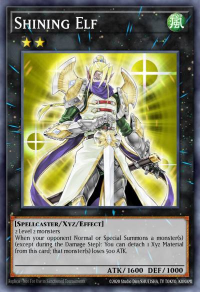 Shining Elf Super Rare GAOV-EN098 Galactic Overlord Yugioh card