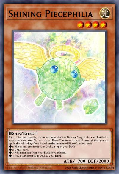 Shining Piecephilia Common BACH-EN032 Battle of Chaos Yugioh card