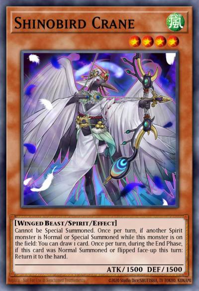 Shinobird Crane Common MP17-EN189 2017 Mega-Tin Mega Pack Yugioh card