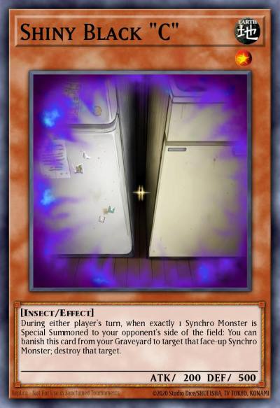 Shiny Black C Short Print ANPR-EN024 Ancient Prophecy Yugioh card