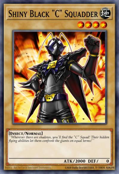 Shiny Black C Squadder Super Rare MP21-EN037 2021 Tin of Ancient Battles Yugioh card