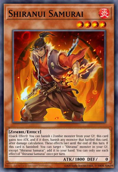 Shiranui Samurai Common MP16-EN202 2016 Mega-Tin Mega Pack Yugioh card