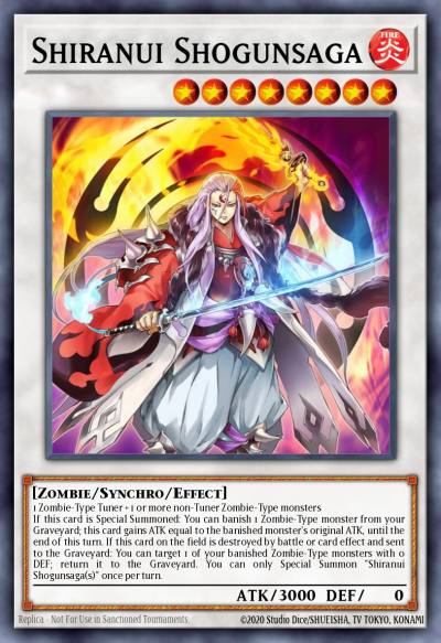 Shiranui Shogunsaga Ultra Rare MP16-EN212 2016 Mega-Tin Mega Pack Yugioh card