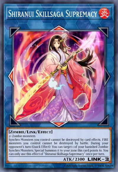 Shiranui Skillsaga Supremacy Ultra Rare SAST-EN054 Savage Strike Yugioh card