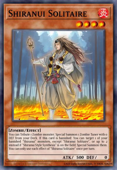 Shiranui Solitaire Ultra Rare MP17-EN082 2017 Mega-Tin Mega Pack Yugioh card