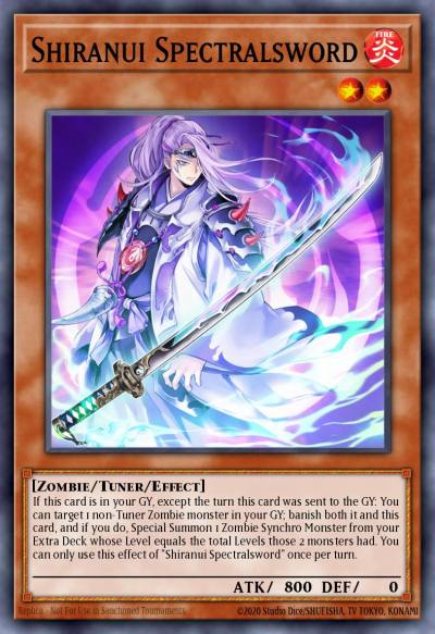 Shiranui Spectralsword Ultra Rare MP16-EN199 2016 Mega-Tin Mega Pack Yugioh card