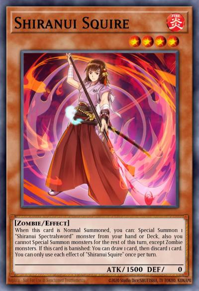 Shiranui Squire Super Rare SAST-EN019 Savage Strike Yugioh card