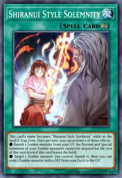 Shiranui Style Solemnity Common SAST-EN064 Savage Strike Yugioh card