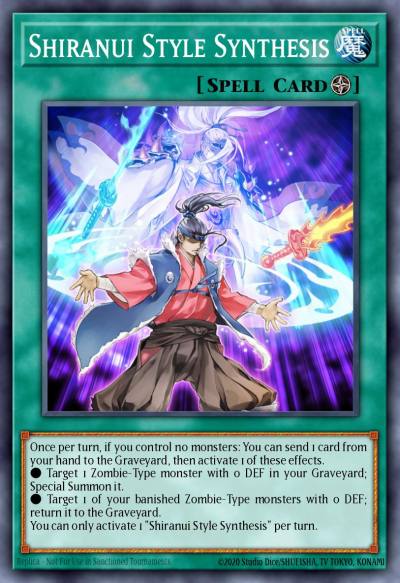 Shiranui Style Synthesis Common MP16-EN220 2016 Mega-Tin Mega Pack Yugioh card