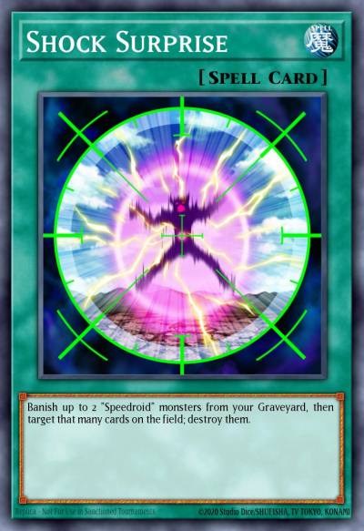 Shock Surprise Rare HSRD-EN012 High-Speed Riders Yugioh card