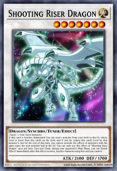 Shooting Riser Dragon Super Rare DANE-ENSE3 Dark Neostorm Special Edition Yugioh card