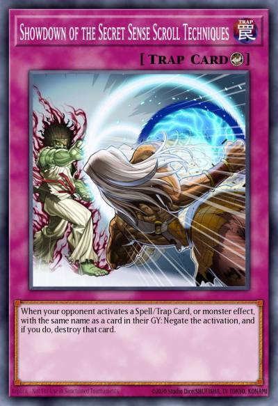 Showdown of the Secret Sense Scroll Techniques Common MP18-EN221 2018 Mega-Tin Mega Pack Yugioh card