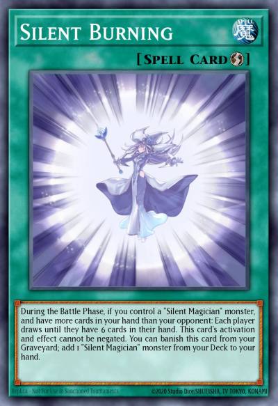 Silent Burning Super Rare DPRP-EN005 Duelist Pack Rivals of the Pharaoh Yugioh card