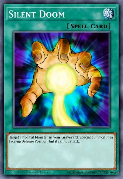 Silent Doom Ultra Rare KC01-EN043 25th Anniversary Ultimate Kaiba Set Yugioh card