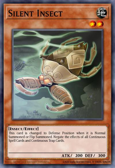 Silent Insect Common DR04-EN140 Dark Revelation Volume 4 Yugioh card