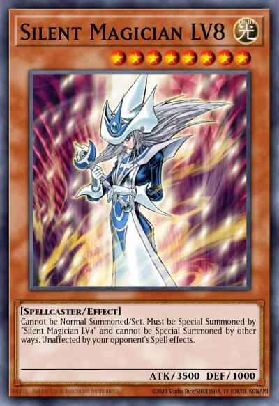 Silent Magician LV8 Common DPRP-EN020 Duelist Pack Rivals of the Pharaoh Yugioh card