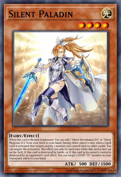 Silent Paladin Ultra Rare DPRP-EN003 Duelist Pack Rivals of the Pharaoh Yugioh card