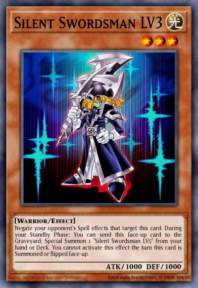 Silent Swordsman LV3 Ultra Rare DR3-EN069 Dark Revelation Volume 3 Yugioh card