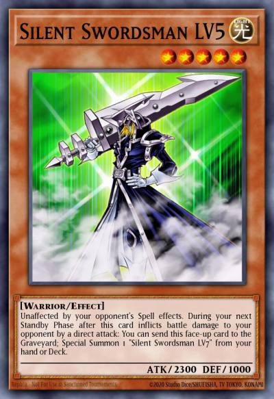 Silent Swordsman LV5 Ultra Rare DR3-EN128 Dark Revelation Volume 3 Yugioh card