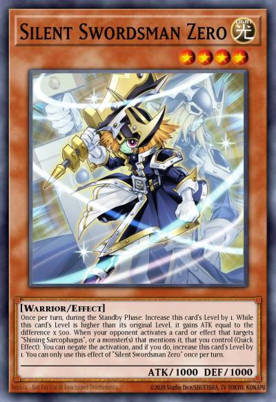Silent Swordsman Zero Prismatic Secret Rare MP25-EN059 2025 Mega-Pack Tin Yugioh card