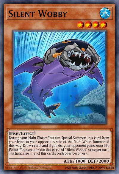 Silent Wobby Gold Secret Rare PGLD-EN013 Premium Gold Yugioh card