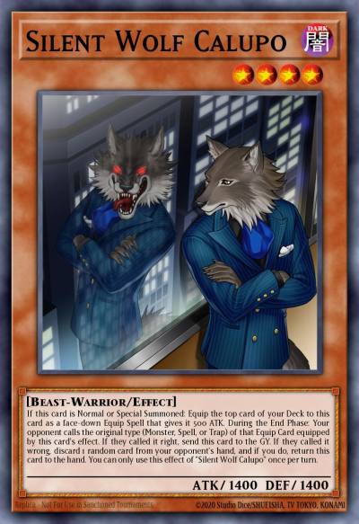 Silent Wolf Calupo Super Rare MP23-EN184 25th Anniversary Tin Dueling Heroes Mega Pack Yugioh card