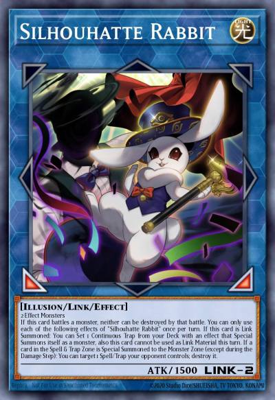 Silhouhatte Rabbit Prismatic Secret Rare MP25-EN090 2025 Mega-Pack Tin Yugioh card
