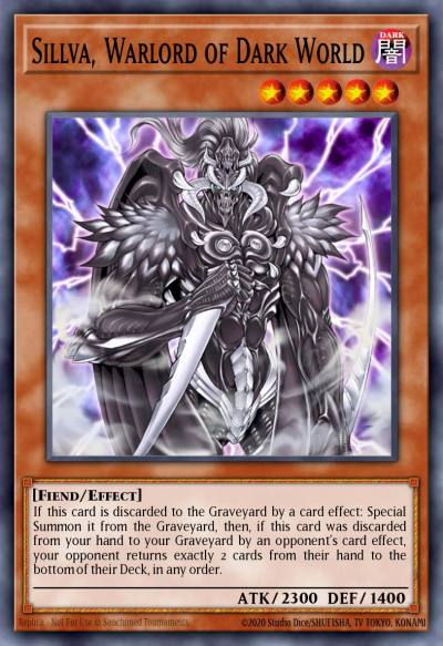 Sillva Warlord of Dark World Ultra Rare DR04-EN083 Dark Revelation Volume 4 Yugioh card