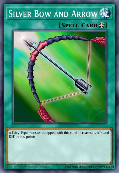 Silver Bow and Arrow Short Print LOB-091 Legend of Blue Eyes White Dragon Yugioh card